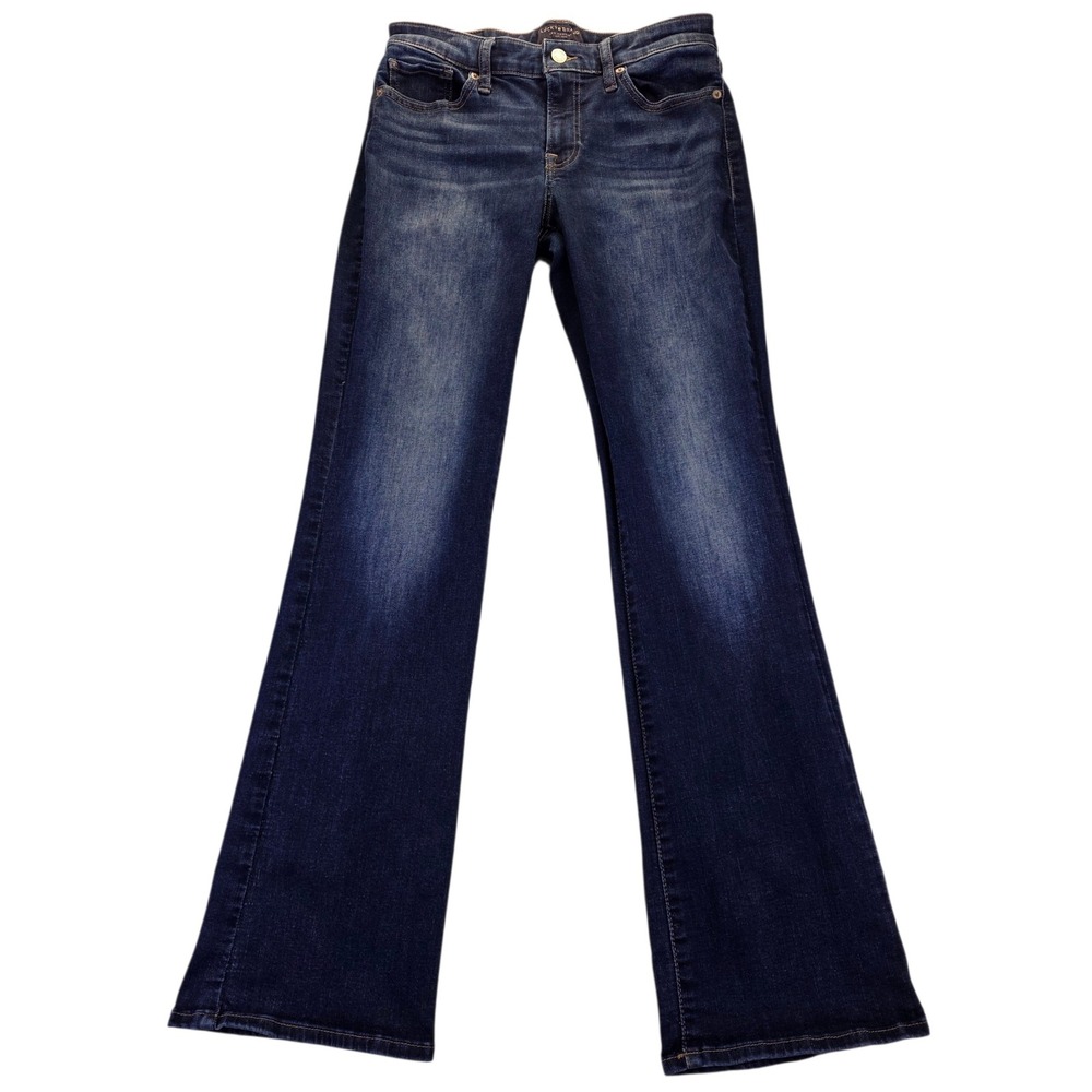 Lucky Brand Womans Sweet Boot Dark Wash Bootcut Jeans 8/29 Regular Stretch Denim